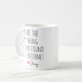 Das Beste im Internet Benutzerdefiniert Online Ver Kaffeetasse (Vorderseite Links)