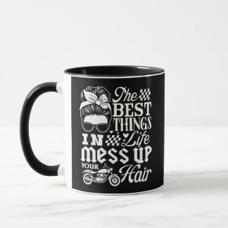 Das Beste im Leben bringt deine Frisur durcheinand Tasse