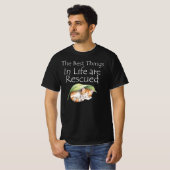 Das Beste im Leben wird gerettet T-Shirt (Vorne ganz)