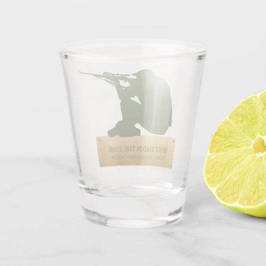 Das Beste im Personalisierten Spiel Schnapsglas (Rückseite)