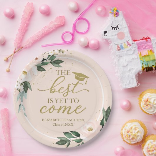 Das Beste ist es, noch immer das Party der Blumen Pappteller (Party)