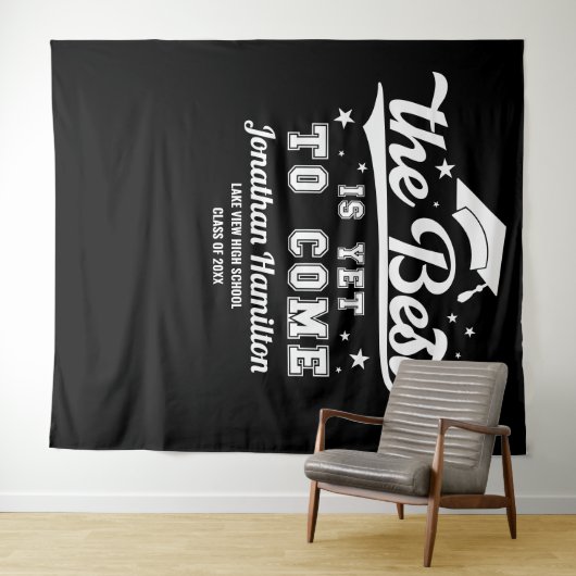 Das Beste ist es, noch vor dem Hintergrund des Sch Wandteppich (Beispiel (Horizontal))