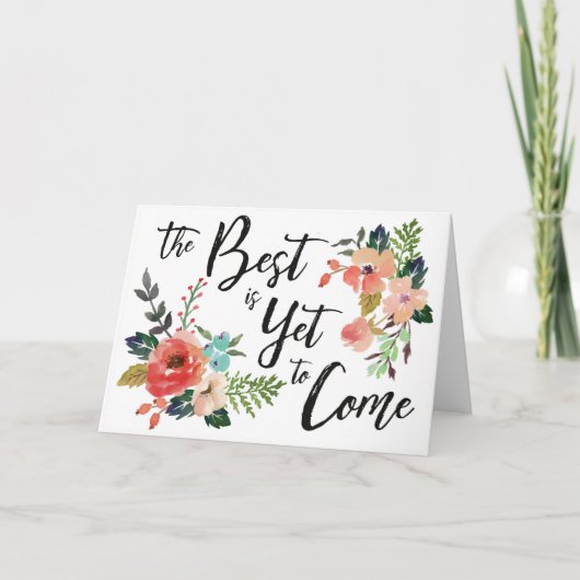 Das Beste ist es, noch zu kommen Karte (Vorderseite)