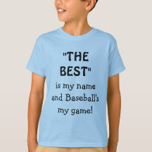 Das Beste ist mein Name Zitat Funny Baseball