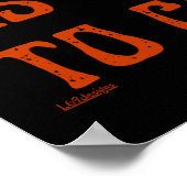 DAS BESTE IST NOCH, motivierend Zitat zu erhalten Poster (Ecke)