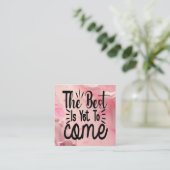 Das Beste ist noch nicht da Begleitkarte (Stehend Vorderseite)