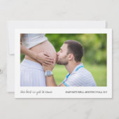 Das Beste ist noch nicht da | Schwangerschaftsankü Ankündigung (Vorderseite)