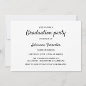 Das Beste ist noch nicht fertig geschrieben zu wer Einladung (Rückseite)