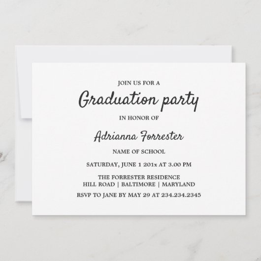 Das Beste ist noch nicht fertig geschrieben zu wer Einladung (Rückseite)