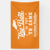 Das Beste ist noch nicht gekommen Orange Grad Part Banner (Vertikal)