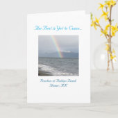 Das Beste ist noch nicht gekommen Rainbow Grußkart Karte (Gelbe Blume)