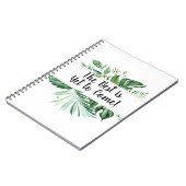 Das Beste ist noch nicht gekommen Tropical Journal Notizblock (Linke Seite)