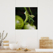 Das Beste ist noch nicht Raupe Poster (Küche)