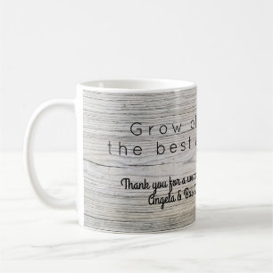 Das Beste ist noch nicht zu beklagen Holz Foto Kaf Kaffeetasse