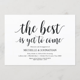 Das Beste ist noch zu erreichen, lädt die Engageme Einladung