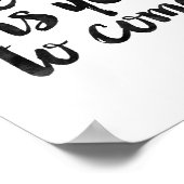 Das Beste ist noch zu erwarten Poster (Ecke)