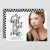 Das Beste ist, noch zu kommen Foto Abschluss Ankündigung (Vorne/Hinten)