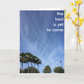 Das Beste ist, schon zu kommen Karte (Gelbe Blume)