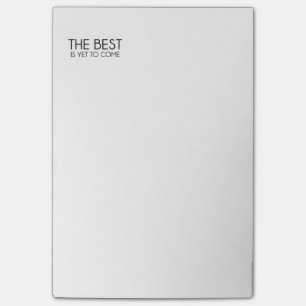 Das Beste ist, schon zu kommen Post-it Klebezettel