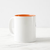 Das Beste ist, schon zu kommen Zweifarbige Tasse (Vorderseite Links)