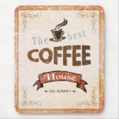 Das beste Kaffeehaus Mousepad (Vorne)