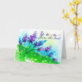 Das Beste Karte (Gelbe Blume)