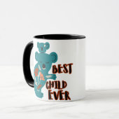Das beste Kind je Koala Muttertag Tasse (Vorderseite Links)