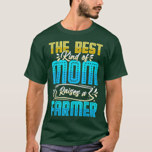 Das beste Kind of Mom rasiert a Farmer Tractor Mot T-Shirt