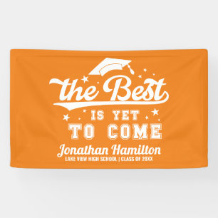 Das Beste kommt noch Orange Abschlussfeier Banner