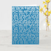 Das beste Leben, das jemals Texte Blauer Taufe abg Karte (Gelbe Blume)