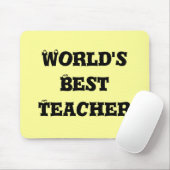 Das beste Lehrermousepad der Welt Mousepad (Mit Mouse)