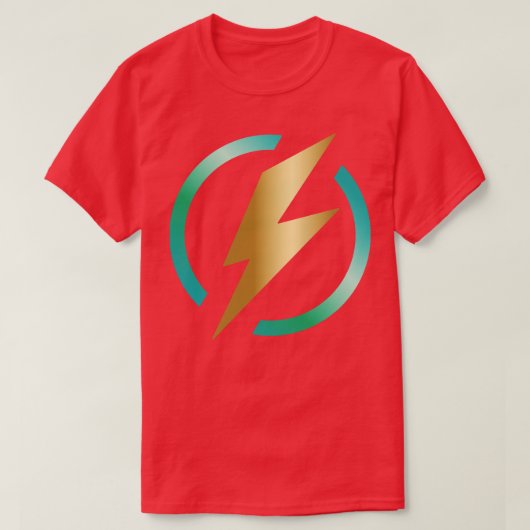 Das beste Lightning Strike Logo T-Shirt (Design vorne)