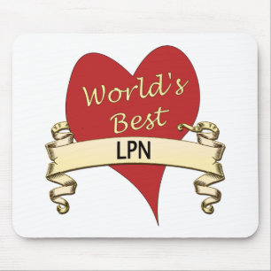 Das beste LPN der Welt Mousepad