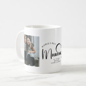 Das beste Mama-Geschenk-Foto der modernen Welt Kaffeetasse (Vorderseite Links)