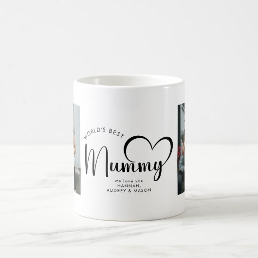 Das beste Mama-Geschenk-Foto der modernen Welt Kaffeetasse (Mittel)