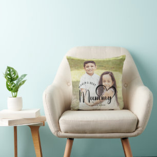 Das beste Mama-Geschenk-Foto der modernen Welt Kissen
