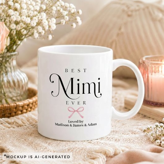 Das beste Mimi-Geschenk von den Enkelkindern Kaffeetasse