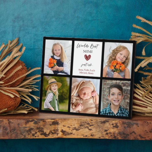 Das beste Mimi-Großmutter-Geschenk der Welt - Foto Fotoplatte (Seite)