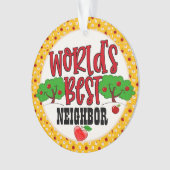 Das beste Nachbarschaftsdekorat der Welt Ornament (Vorderseite)