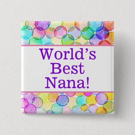 Das beste Nana-Button der Welt Button (Vorderseite)