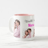 Das beste Nana Foto Tasse Pink der Welt (Vorderseite Links)
