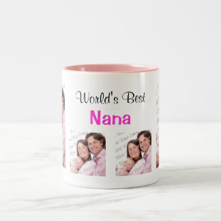 Das beste Nana Foto Tasse Pink der Welt