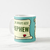Das beste Nephew der Welt. Kaffeetasse (Vorderseite Links)