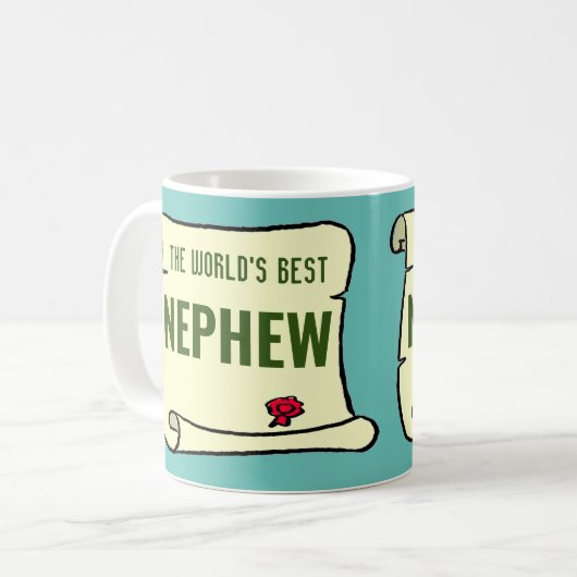 Das beste Nephew der Welt. Kaffeetasse (Vorderseite Links)