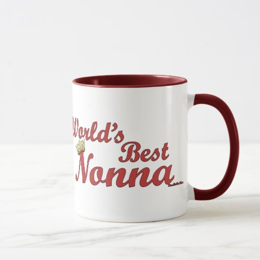 Das beste Nonna der Welt Tasse (Rechts)