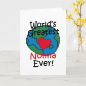 Das Beste NonnenkHerz der Welt Karte (Gelbe Blume)