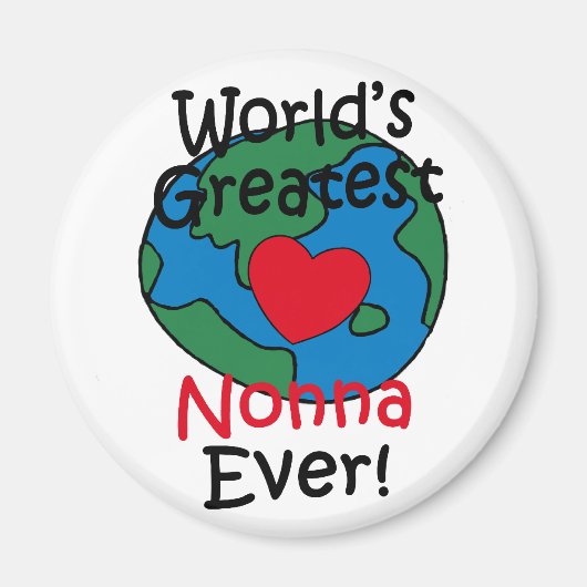 Das Beste NonnenkHerz der Welt Magnet (Vorne)