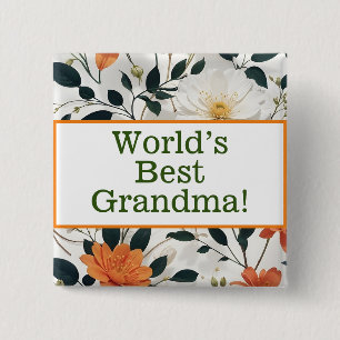 Das beste Oma-Button der Welt Button