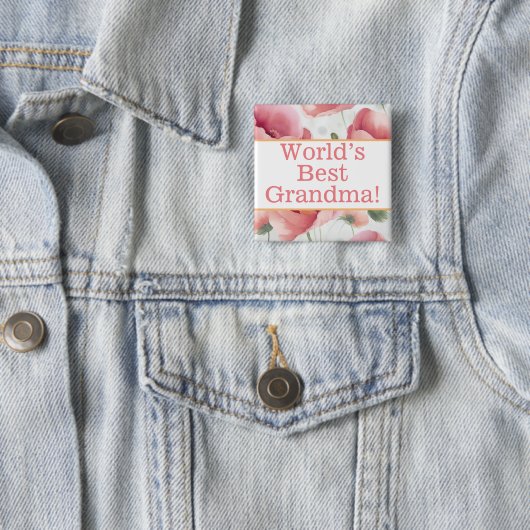 Das beste Oma-Button der Welt Button (Beispiel)
