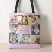 Das beste Oma der Welt 8 - Collage Rosa Tasche
